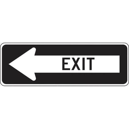 Accuform FACILITY TRAFFIC SIGN LEFT ARROW FRR297HP FRR297HP